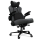 Fotel gamingowy Yumisu 2049 (Ciemnoszaro-Czarny) Tkanina Y-2049-DB-M